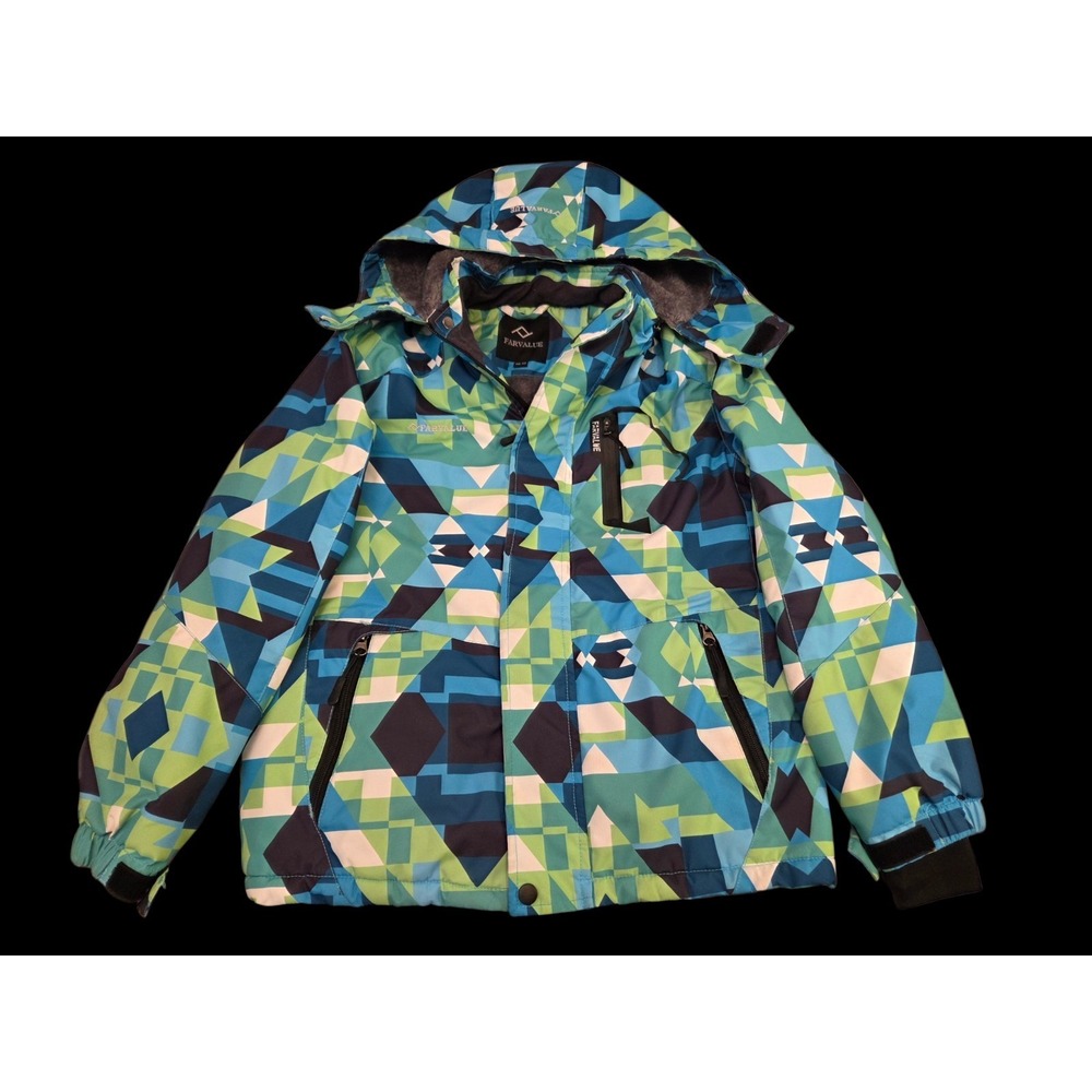 FARVALUE Boys 10/12 Waterproof Ski Jacket Windproof Winter Snow Coat Outdoor